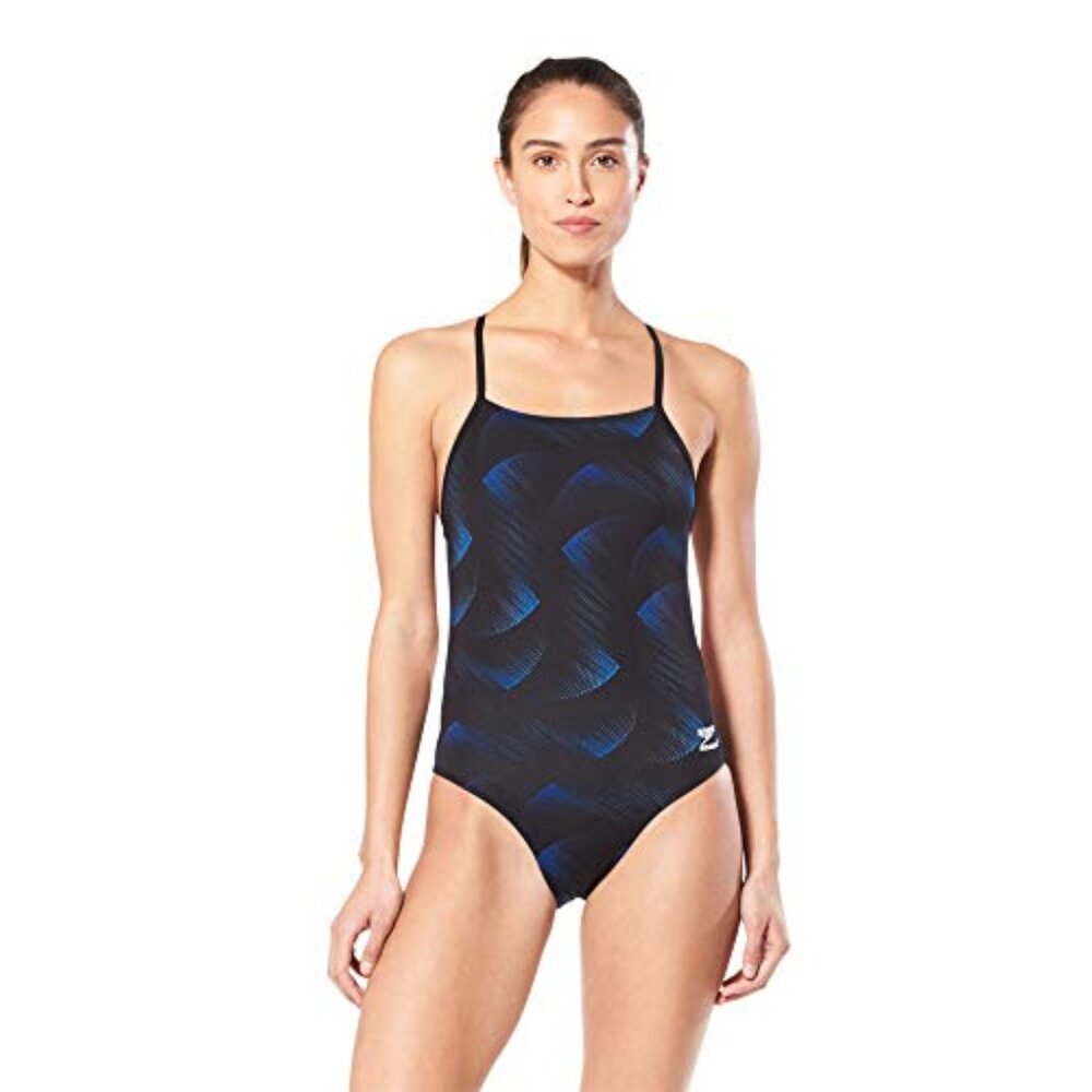 NWT Speedo Women's Swimsuit One Piece Endurance The Printed Team Colors SZ 26